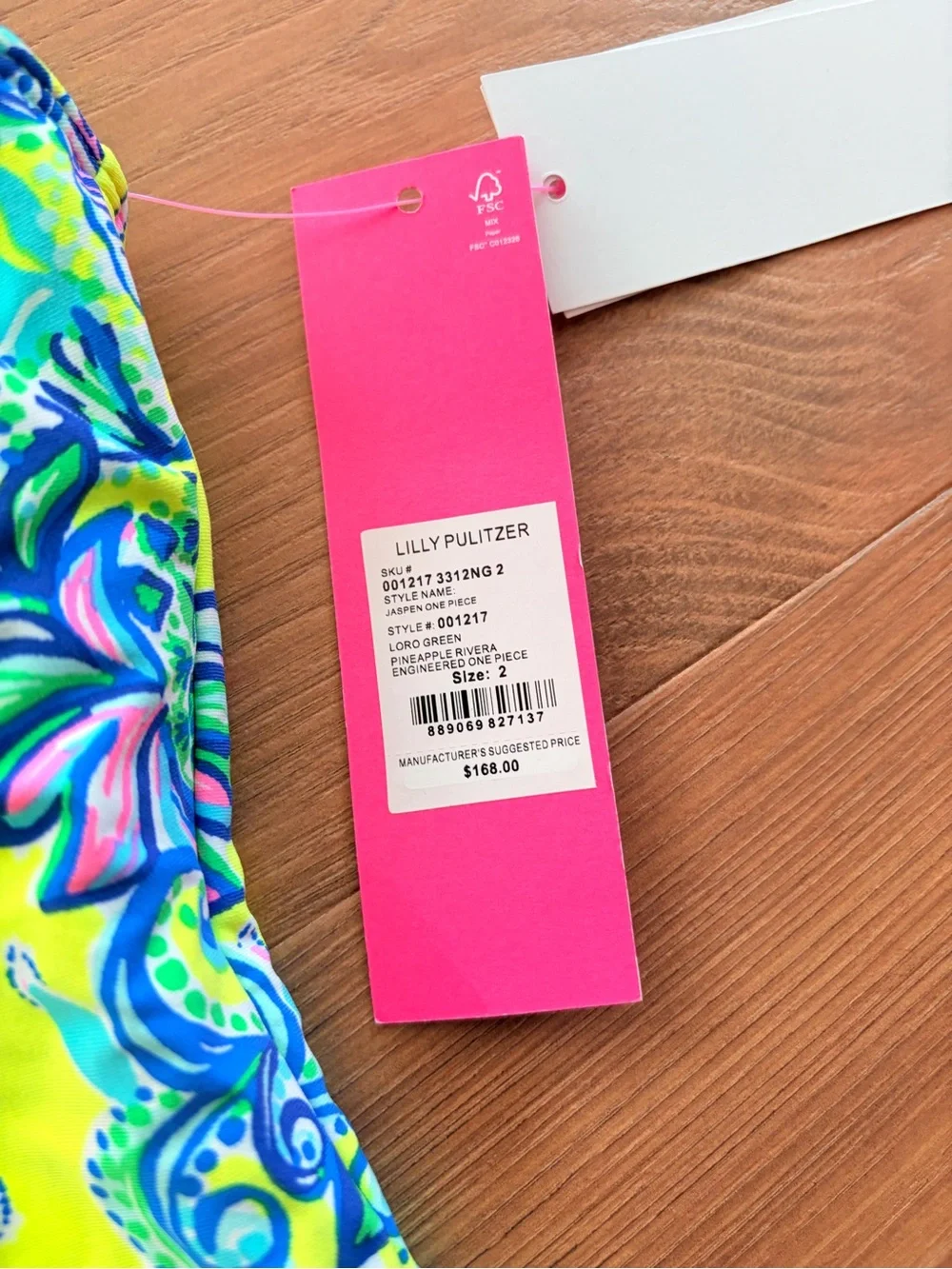 Lilly Pulitzer Jaspen One-Piece Swimsuit Pineapple Riviera NWT